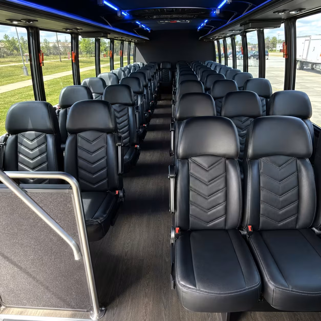 25 passenger minibus interior