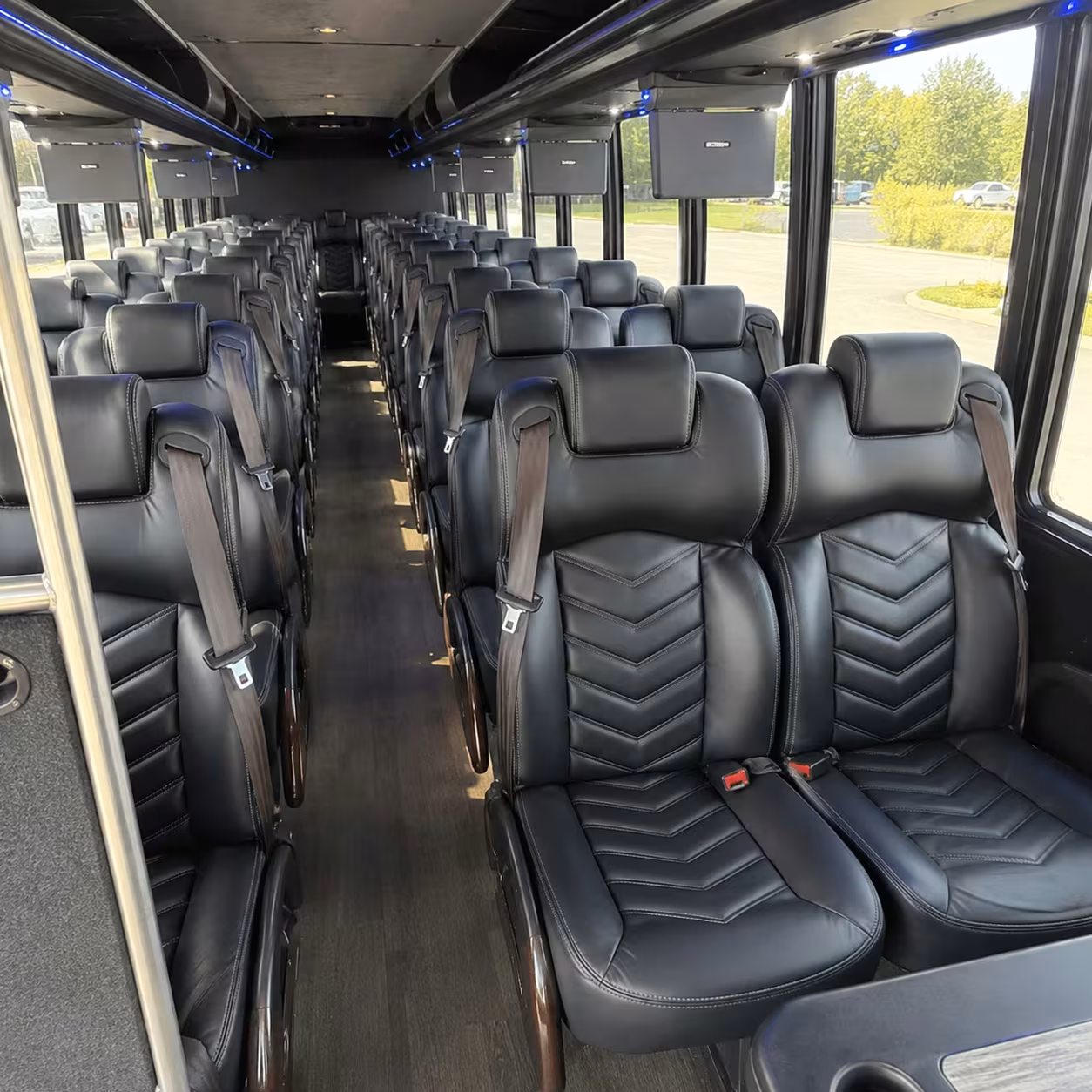 28 passenger minibus inside