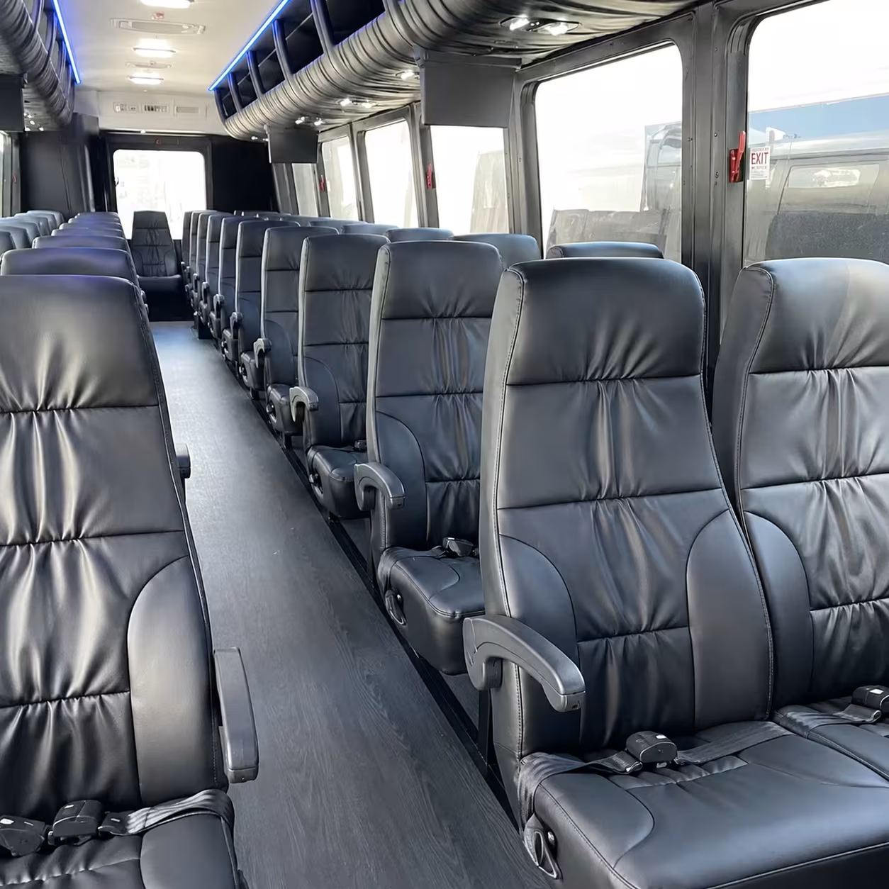 28 passenger minibus interior