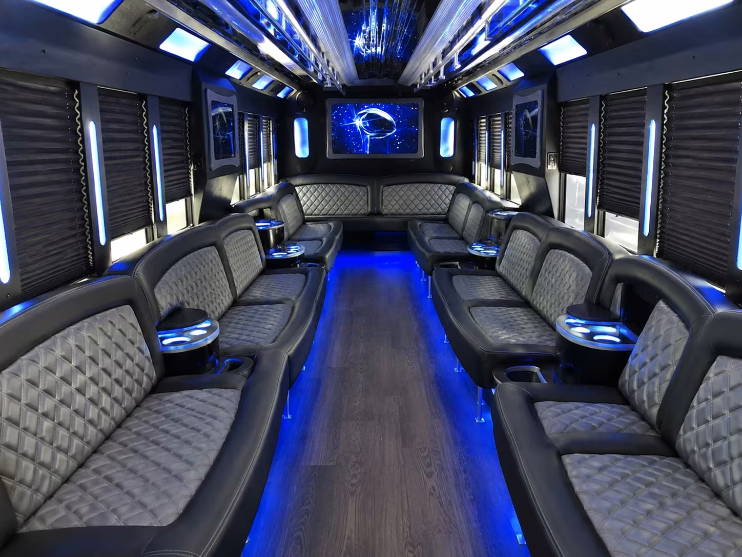 boulder prom party bus rentals for downtown hotel venues